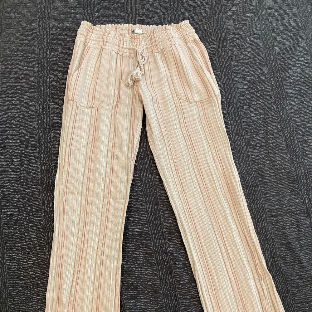 Roxy lightweight drawstring pants size small